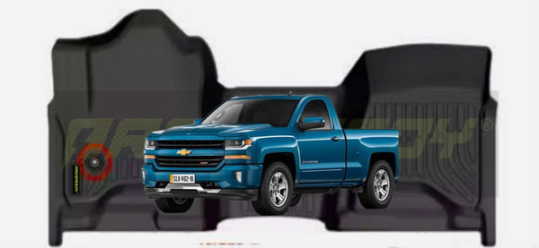 PISOS DE CALCE PERFECTO CHEVROLET SILVERADO CABINA SENCILLA 2014-2018/2019 1PIEZA