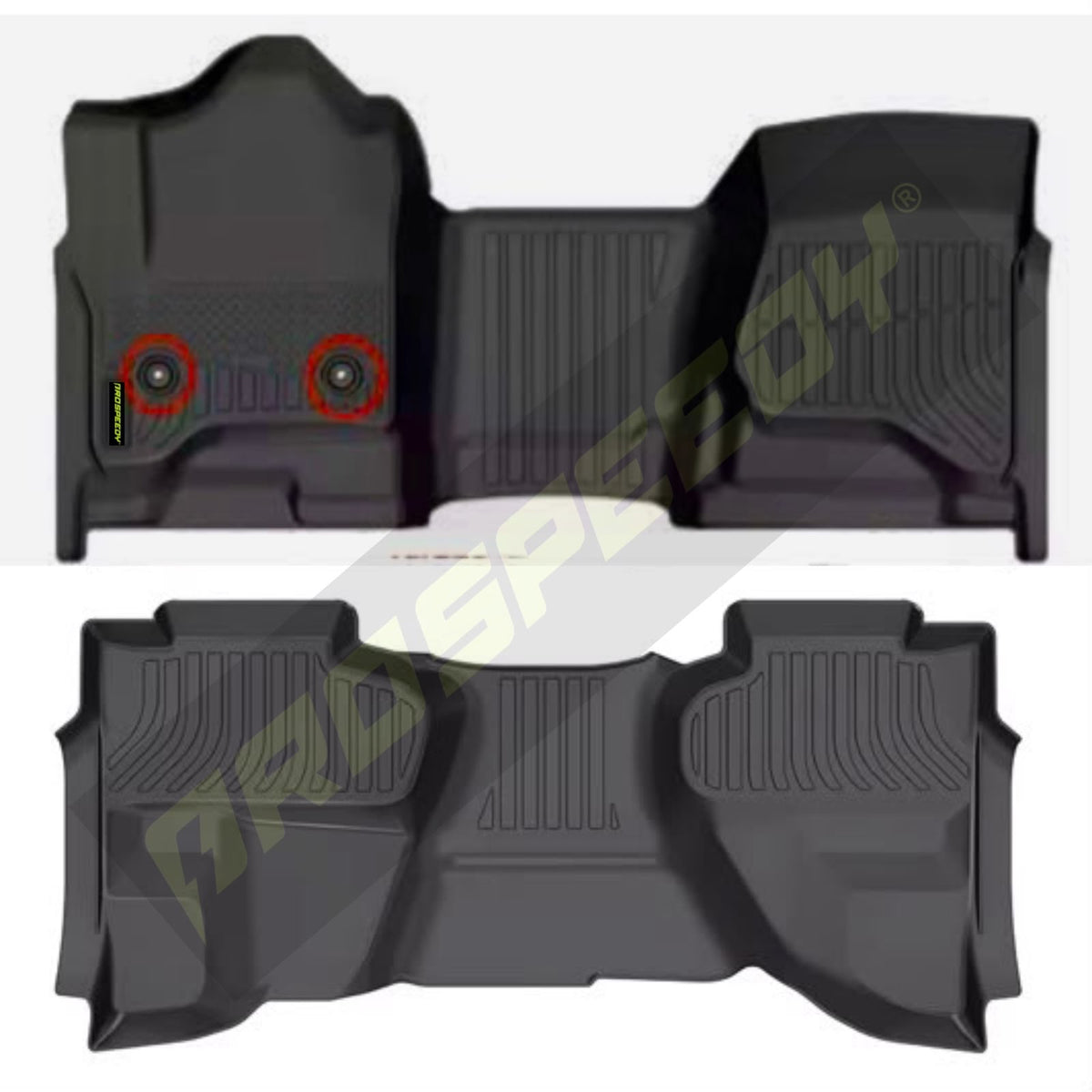 PISOS DE CALCE PERFECTO CHEVROLET SILVERADO CABINA Y MEDIA 2014-2018/2019 2PIEZAS