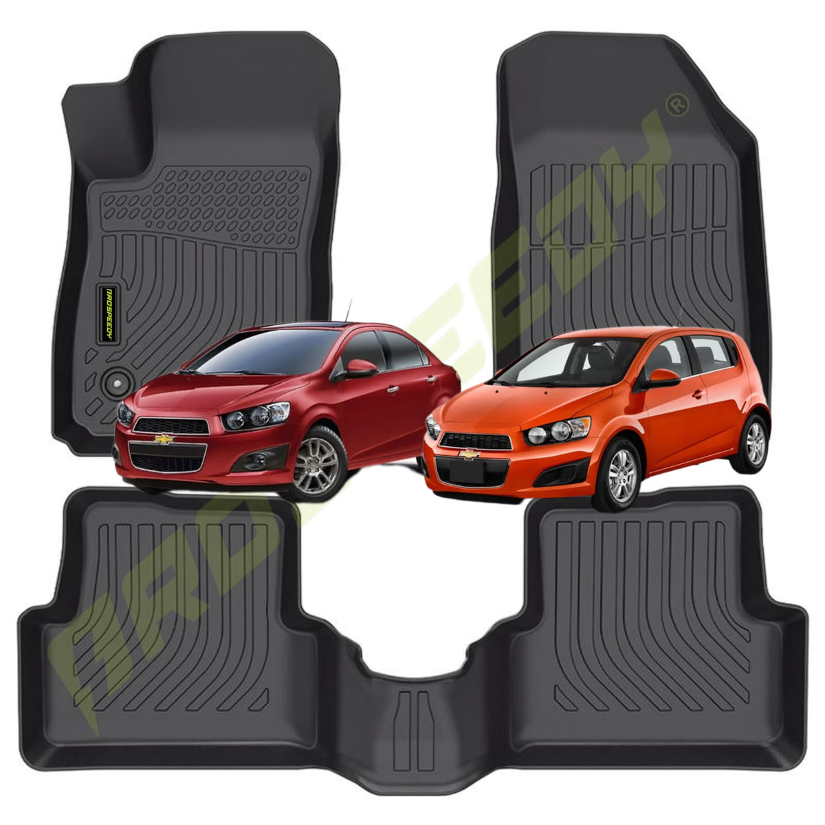 PISOS DE CALCE PERFECTO CHEVROLET SONIC 3PIEZAS