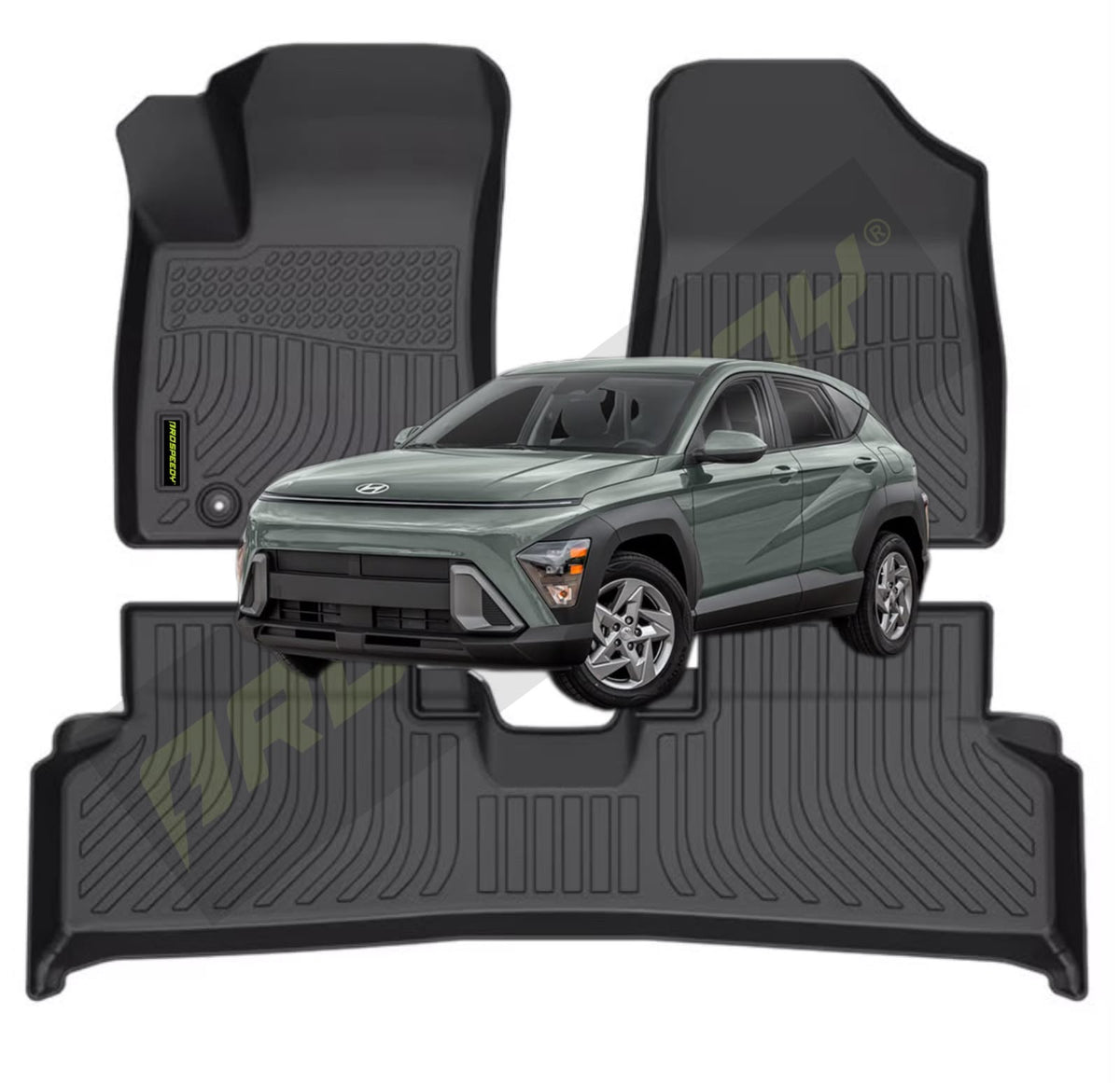 PISOS DE CALCE PERFECTO HYUNDAI KONA 100% ELECTRICO 3PIEZAS