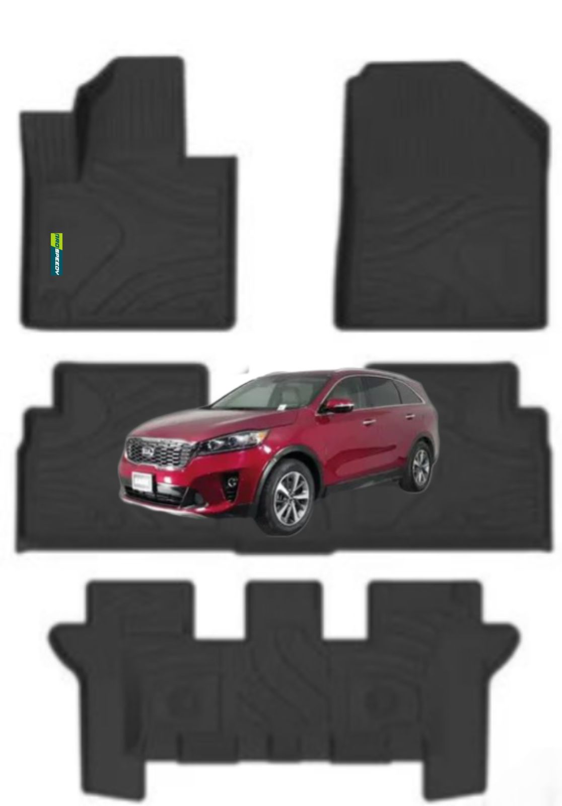 PISOS DE CALCE PERFECTO KIA SORENTO 2016-2020 4PIEZAS